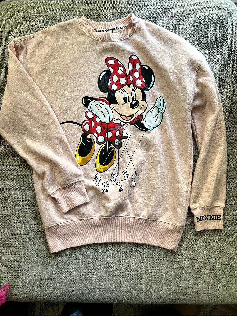 Disney Minnie Mouse Pink Sweatshirt XS